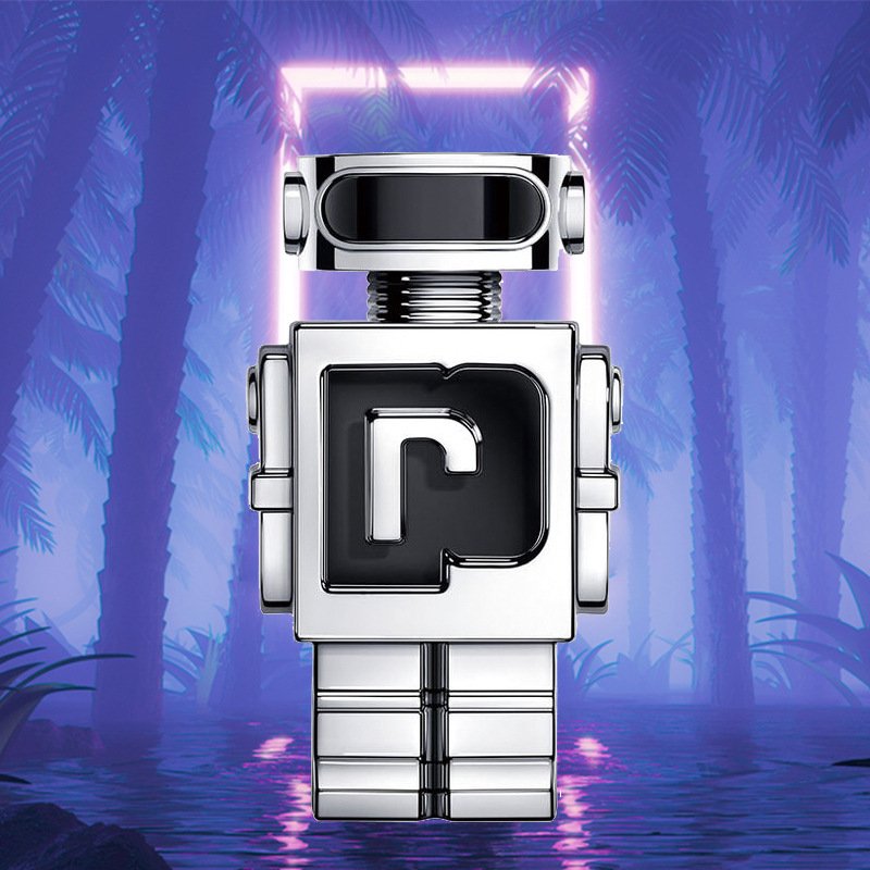 Stylish New Robot Shape 100ml Men's Perfume Eau de Toilette Classic Woody Scent Long-Lasting Fragrance EDT Perfume for Men