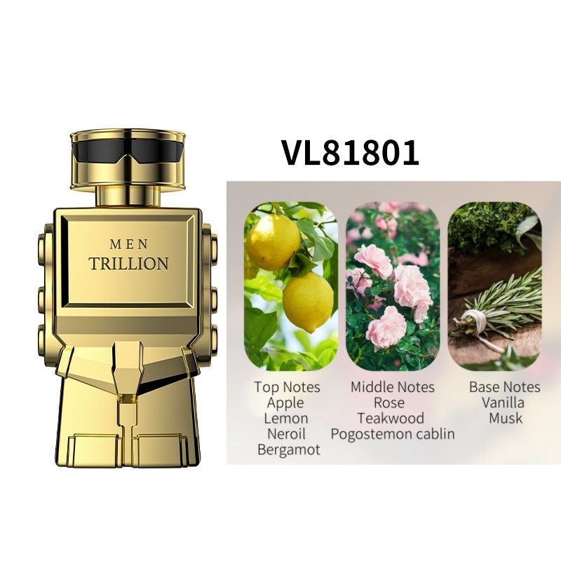 P37 MOKE Wholesale Futuristic Robot Perfume High Quality 100ml Men's Perfume Woody Long Lasting Wholesale Eau de Parfum