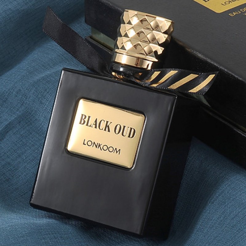 OEM Customized Men's 100ml Long-Lasting Fragrance Classic Black Perfume Bottle Floral Scents Perfume for Man
