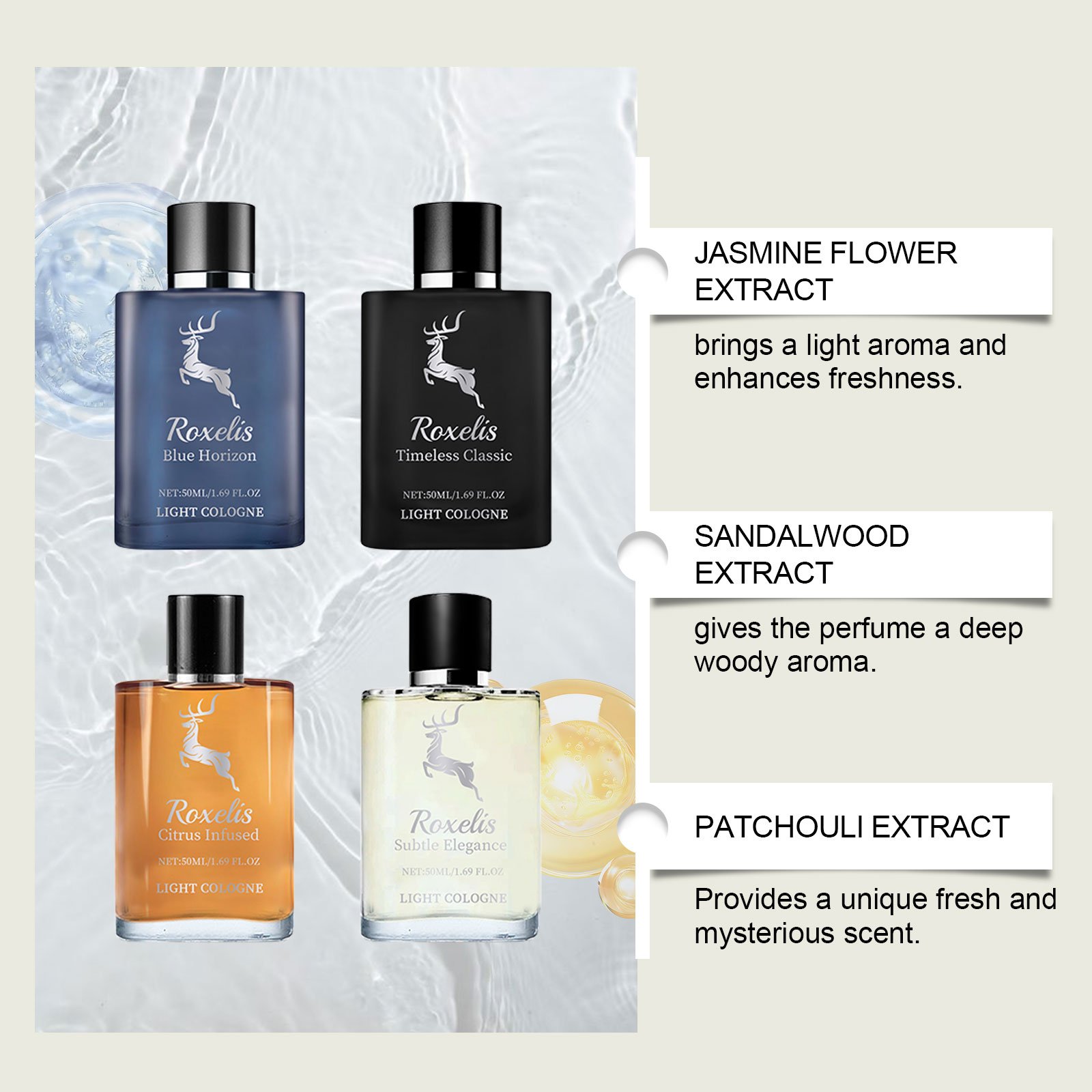 Eau de parfum Solid cologne Deodorant fragrance Men perfume Pure ingredients Gift sets Travel size Safety skin care Long lasting