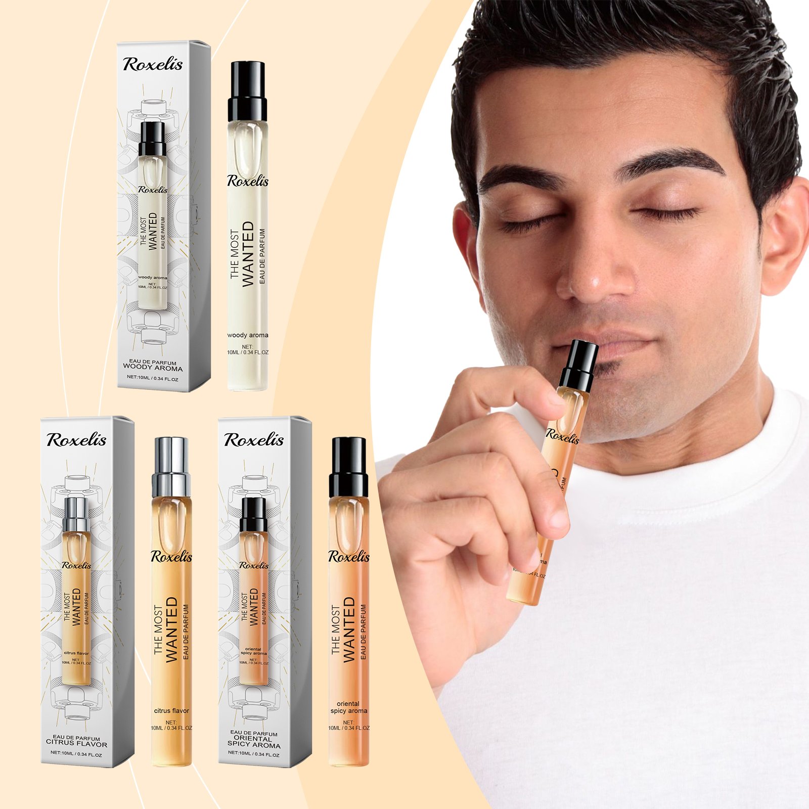 Roxelis Mini Perfume Men Wood Man Perfume Spray Spicy Original Perfumes For Men