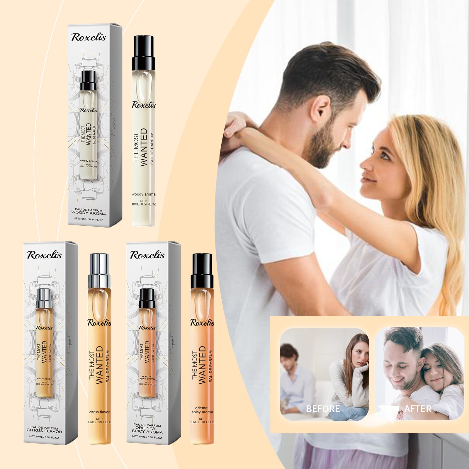 Roxelis Mini Perfume Men Wood Man Perfume Spray Spicy Original Perfumes For Men