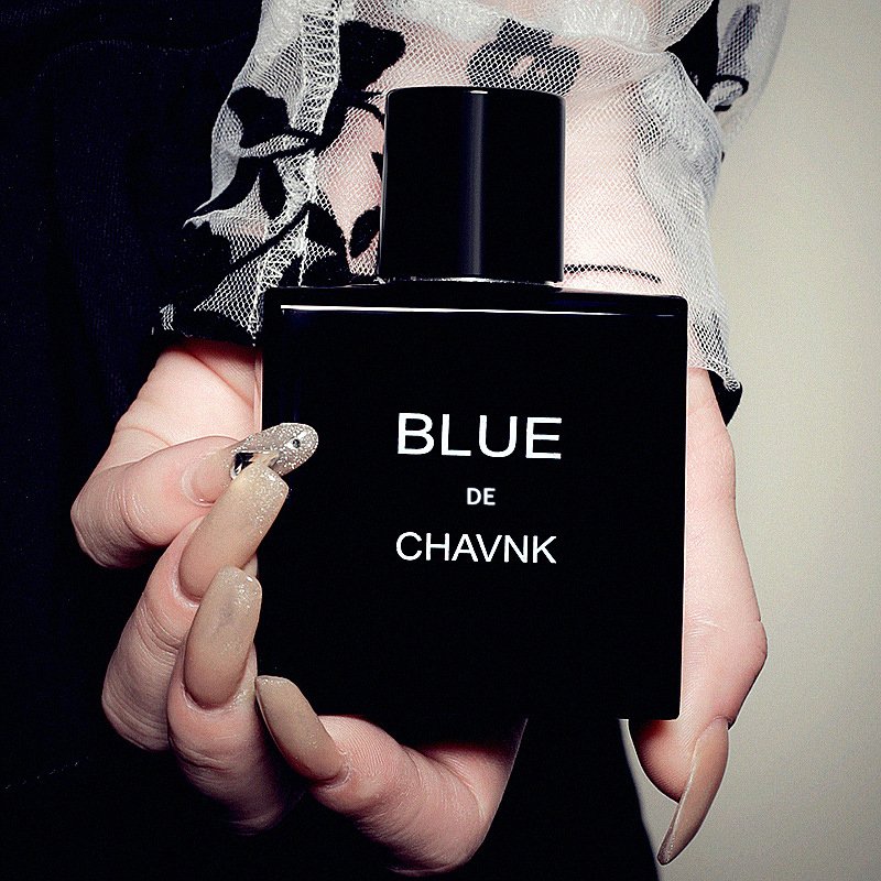 Unisex High Quality Blue Perfume Cologne Body Spray Long-Lasting Eau De Parfum Men Original Brand Oud Wood Aroma Glass Bottle