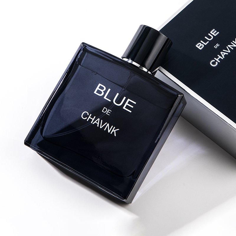 Unisex High Quality Blue Perfume Cologne Body Spray Long-Lasting Eau De Parfum Men Original Brand Oud Wood Aroma Glass Bottle