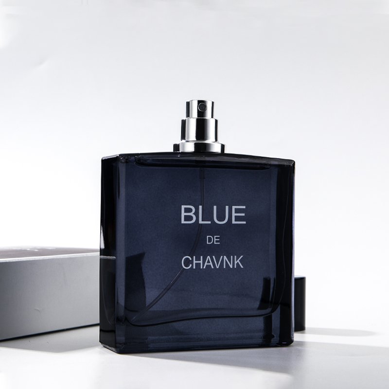 Unisex High Quality Blue Perfume Cologne Body Spray Long-Lasting Eau De Parfum Men Original Brand Oud Wood Aroma Glass Bottle