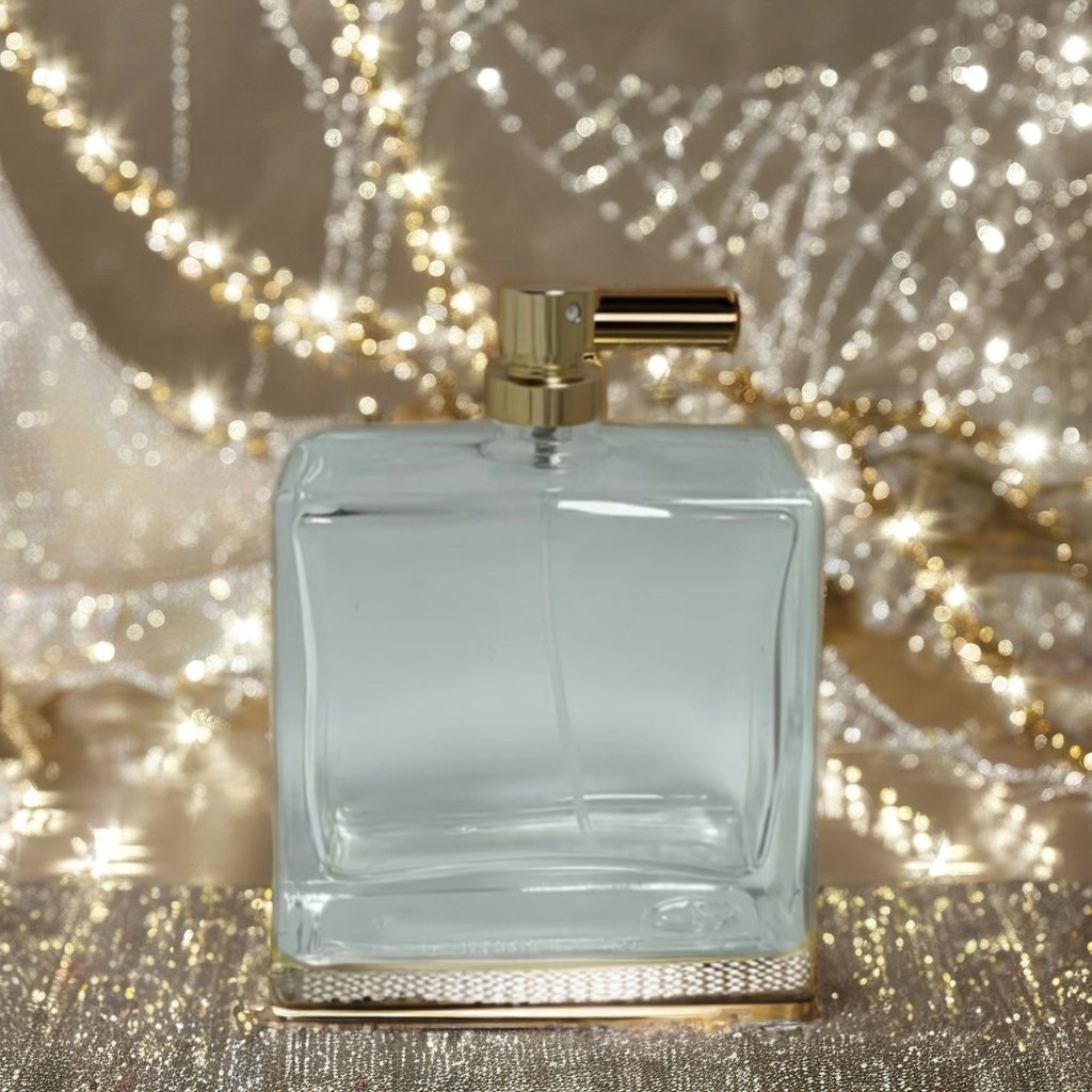 High Quality Luxury Square Design 30ml 50ml 100ml Men's Perfume Glass Bottles Clear Empty Spray with Box Packaging for Car Use