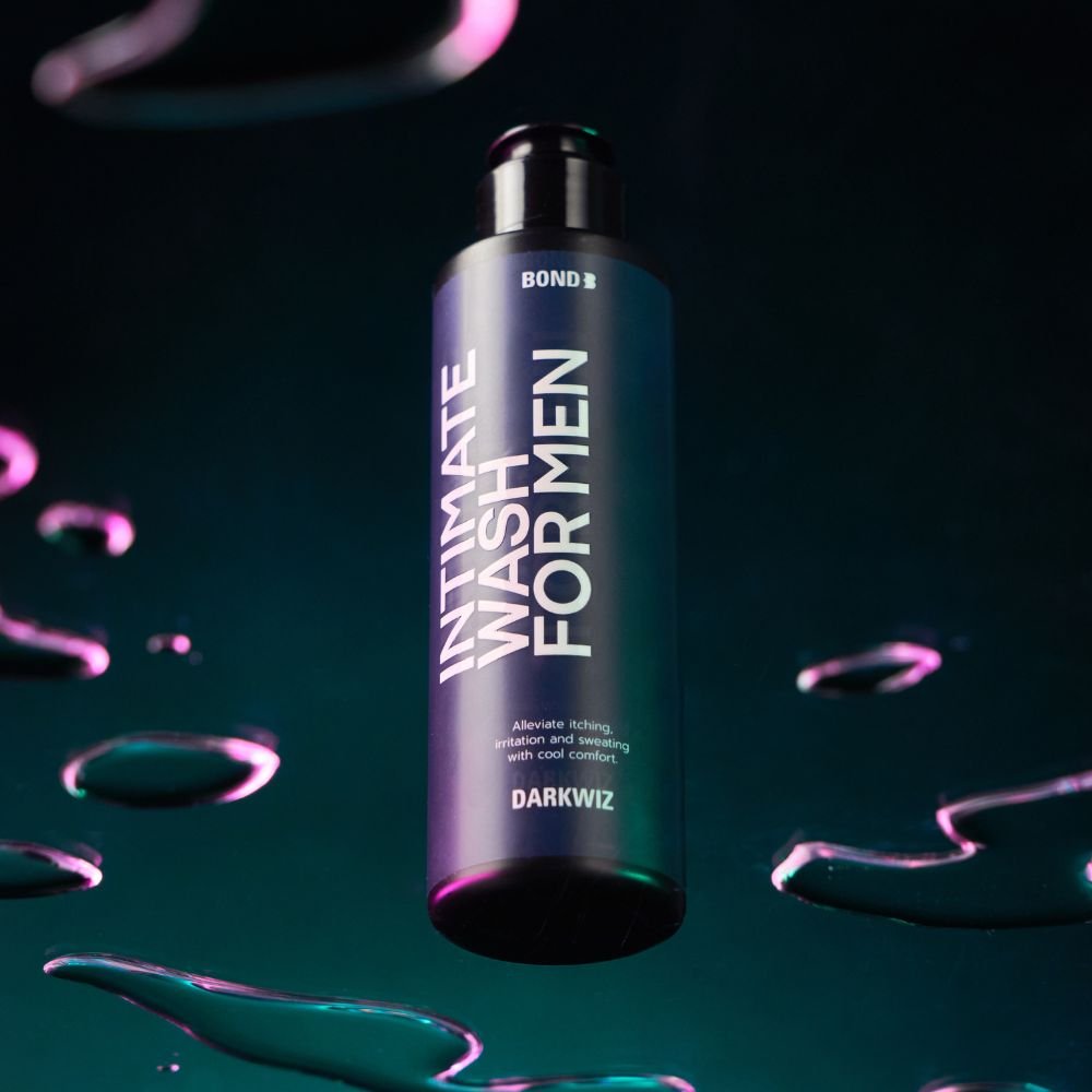 Bond Men's Intimate Wash Dark Wiz 130 ml (Shower) Wholesale Men's Intimate Cleansing Anti-Odor Fresh and Cool