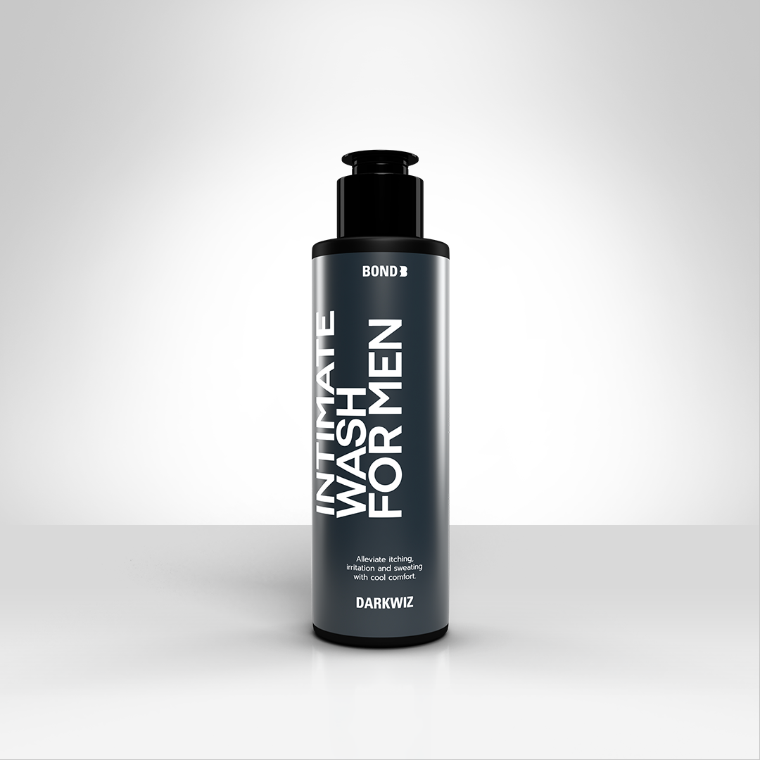 Bond Men's Intimate Wash Dark Wiz 130 ml (Shower) Wholesale Men's Intimate Cleansing Anti-Odor Fresh and Cool