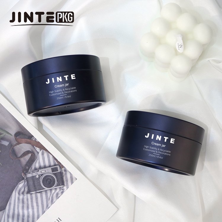 Good Quality 4oz 5oz Luxury Men's Plastic Cosmetic Packaging Jars For Lotion Face Cream Containers