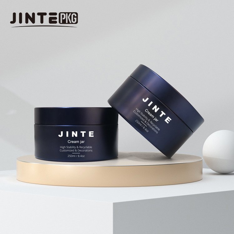 Good Quality 4oz 5oz Luxury Men's Plastic Cosmetic Packaging Jars For Lotion Face Cream Containers