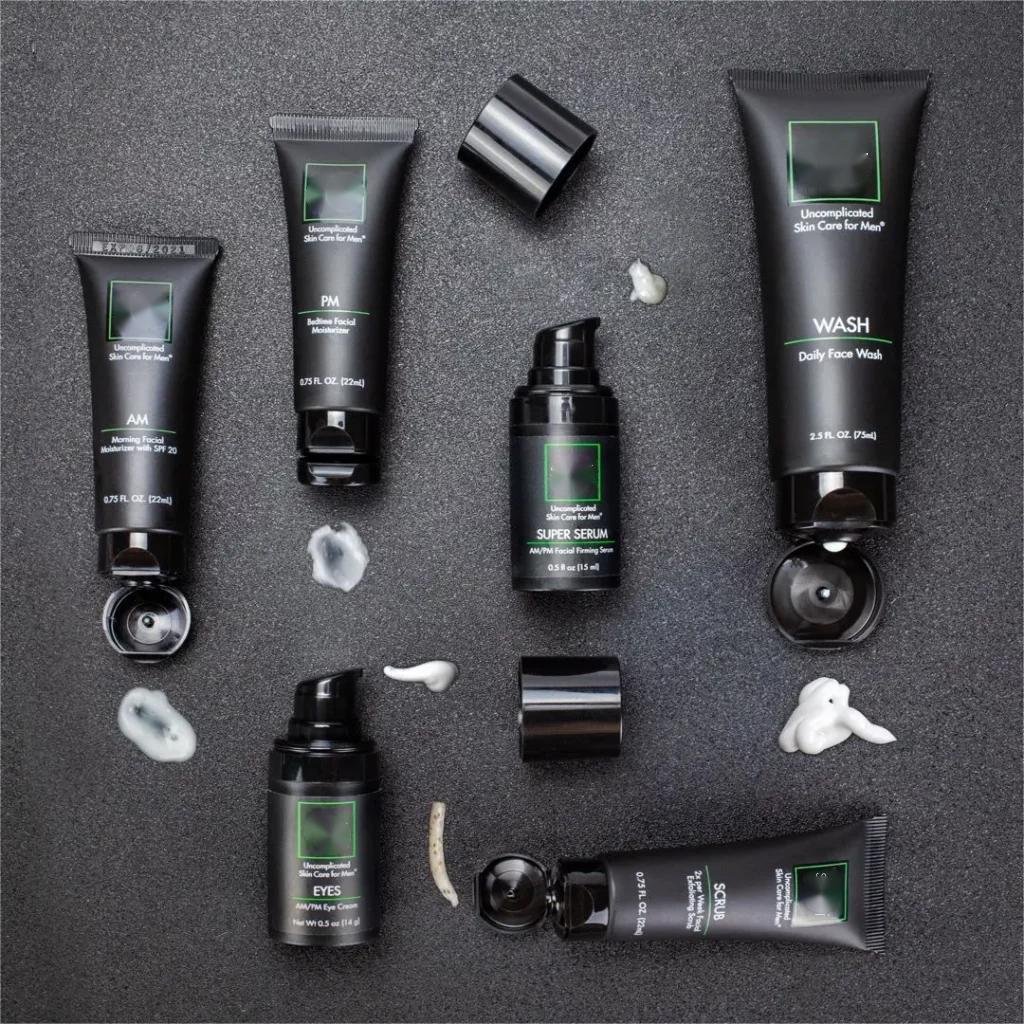 Private Label Mens Skin care Products OEM Vegan Organic Repair Moisturizing Acne Anti Aging Skin Care Set for Men