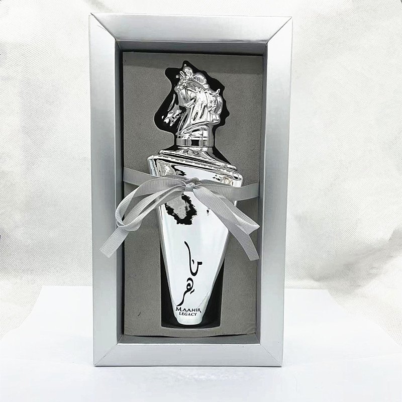 High-quality luxury golden horse head gift box high-end men's perfume 100ml long-lasting floral woody Arabian Dubai hot sale