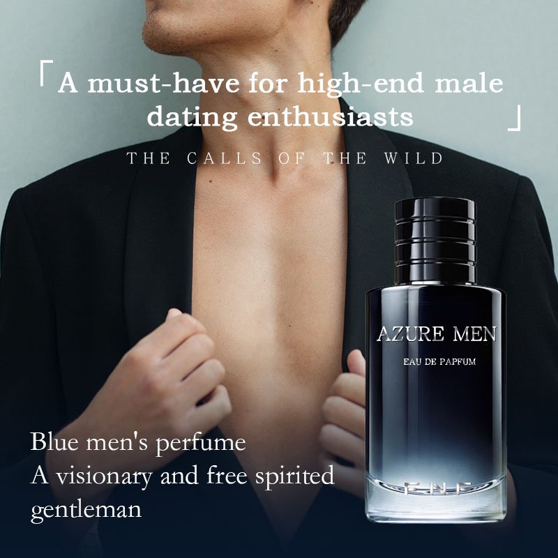 Designer Men's Cologne Perfume 50ml Long-Lasting Fragrance with Eros Rose Oud Wood Scents Glass Bottle