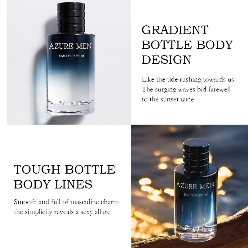 Designer Men's Cologne Perfume 50ml Long-Lasting Fragrance with Eros Rose Oud Wood Scents Glass Bottle