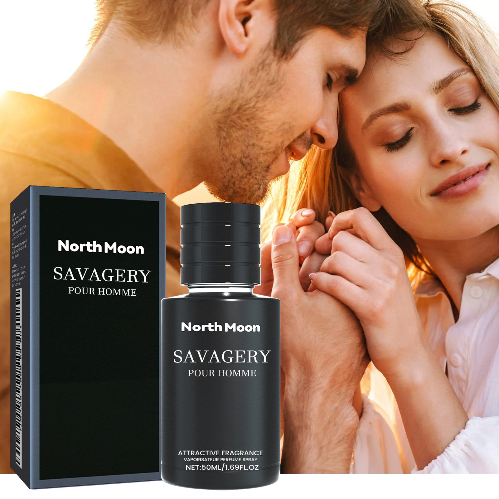 North Moon Wholesale Private Label Woody Aromatic Perfume 50Ml Men's Perfume Body Fragrance Oil Parfum