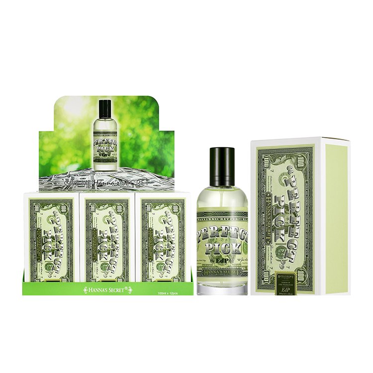 M678Z-1 high quality 100ML classic woody fragrance orange plastic bottle unit boxed perfume for men