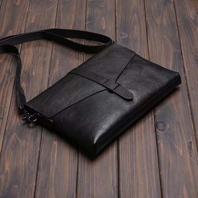 Original leather handbag male fashion casual first layer cowhide business men's shoulder bag