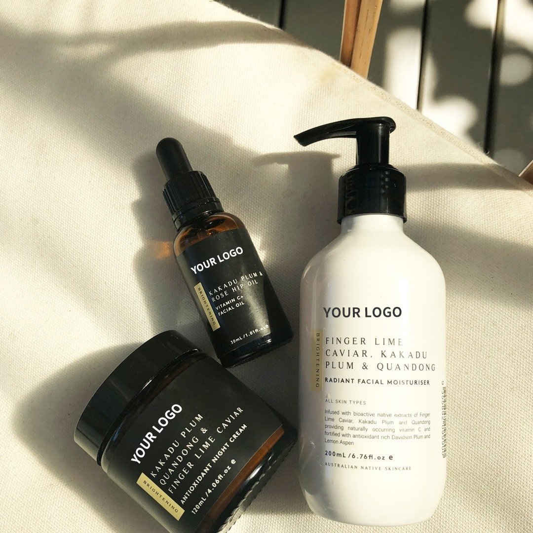 Private Label Men Skin care Products Cleanser Serum Facial Moisturiser Natural Replenishment Anti Aging SkinCare Set
