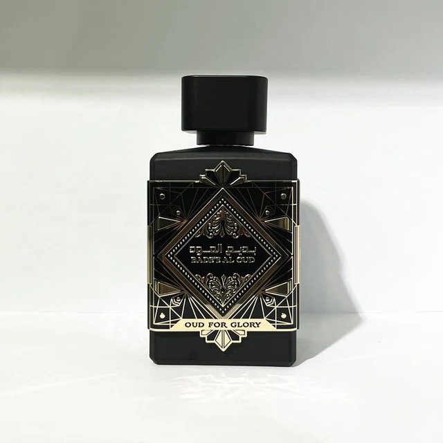 High Quality Pure Black Luxury 100ml Original Arabian Dubai Perfume Men's Long Lasting Perfume Gift Box Packaging Wholesale