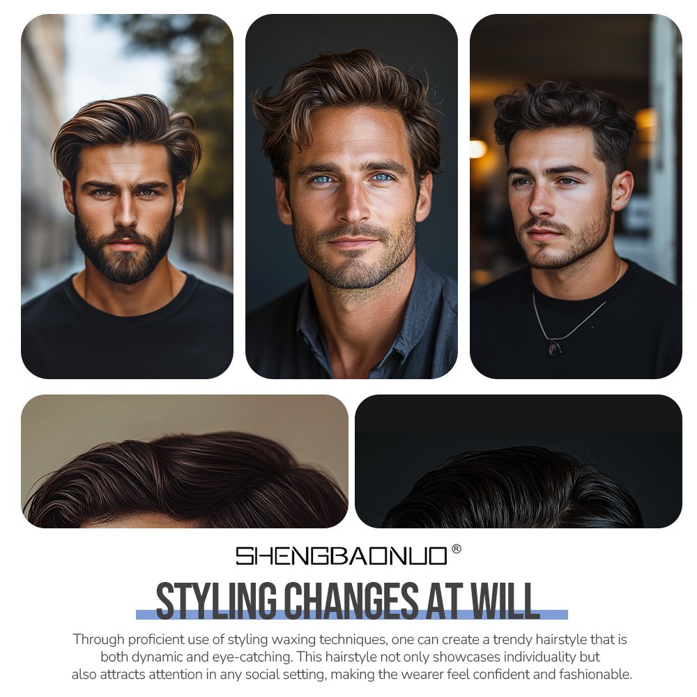 Professional Men's Hair Styling Cream Long Lasting Alcohol-Free Molding Pomades & Waxes