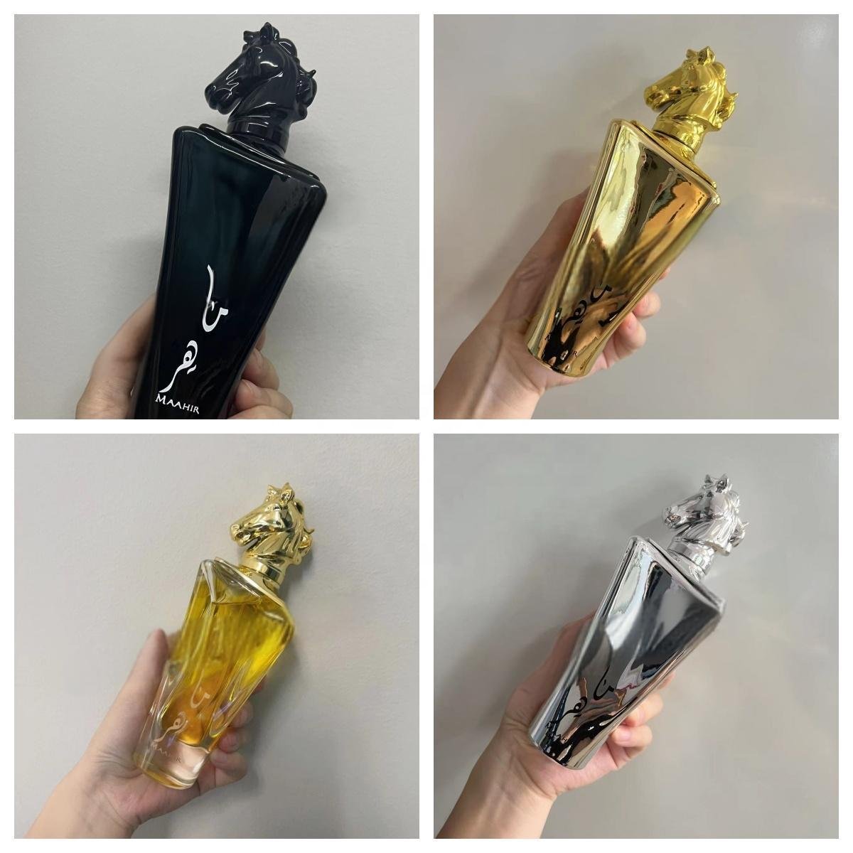 YeLaiXiang High quality 100ML Luxury black horse head Gift Box Dubai United arabic Emirates Lasting fragrance men's perfume