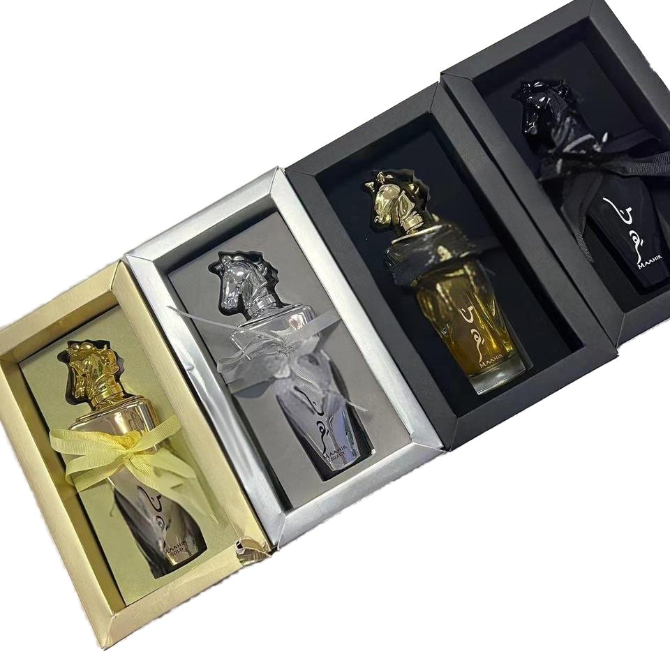 YeLaiXiang High quality 100ML Luxury black horse head Gift Box Dubai United arabic Emirates Lasting fragrance men's perfume