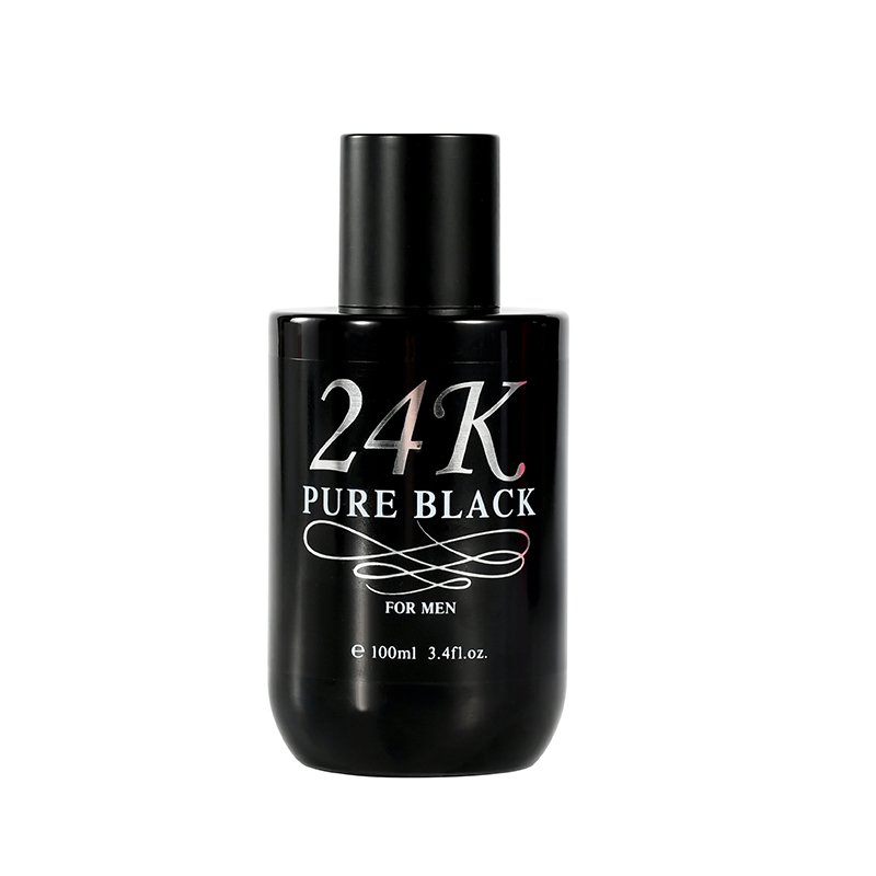 Wholesale cheap price 100 ml 24K pure black cologne long lasting original men's perfume