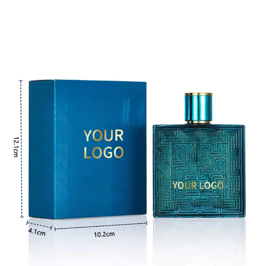 Men's Long-Lasting Woody Fragrance Perfume Glass Empty Bottle with Coconut Aroma Fashionable and Durable Essential Oil Spray