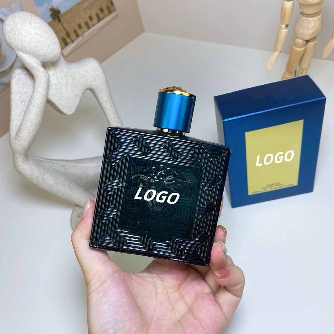 Original Brand Men's 100ml Fresh Light Fragrance Cologne Long-Lasting Body Perfume in Genuine Glass Bottle Wholesale
