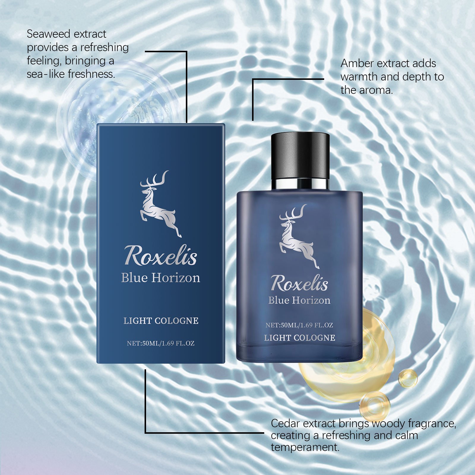 Men's rich cologne pheromone hormone fragrance charm perfume