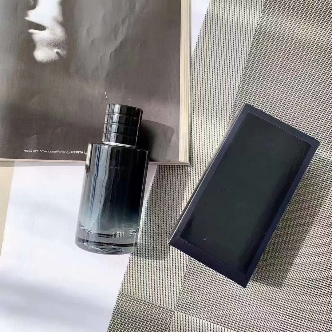Hot 100ml Men's Perfume with Lemon Fragrance High Quality Pure and Wooden Scent Lasting Glass Bottle