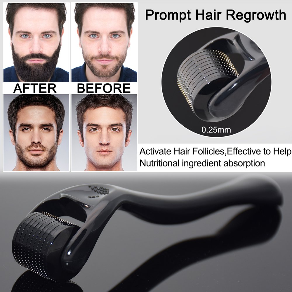 OEM Popular Hot Selling Beard Brush Derma Rollers And Men's Beard Care Kit Beard Growth Kit