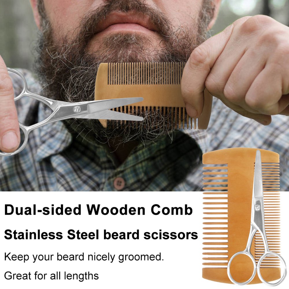 OEM Popular Hot Selling Beard Brush Derma Rollers And Men's Beard Care Kit Beard Growth Kit