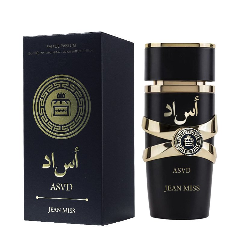 High quality wholesale 100ml luxury black Arabic Dubai Perfume Middle East Arab Long lasting men's perfume