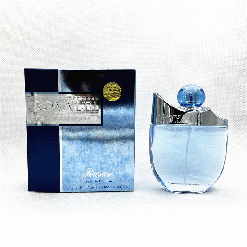 Wholesale luxury Royal family and nobility 75ml Arabian Long lasting fragrance Dubai royale blue men's perfume original