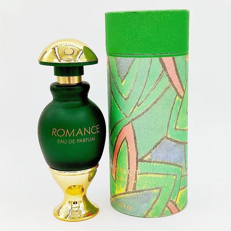 High quality Arabian Dubai African exquisite green small round bottle men's and women's perfume 45 ml long-lasting fragrance