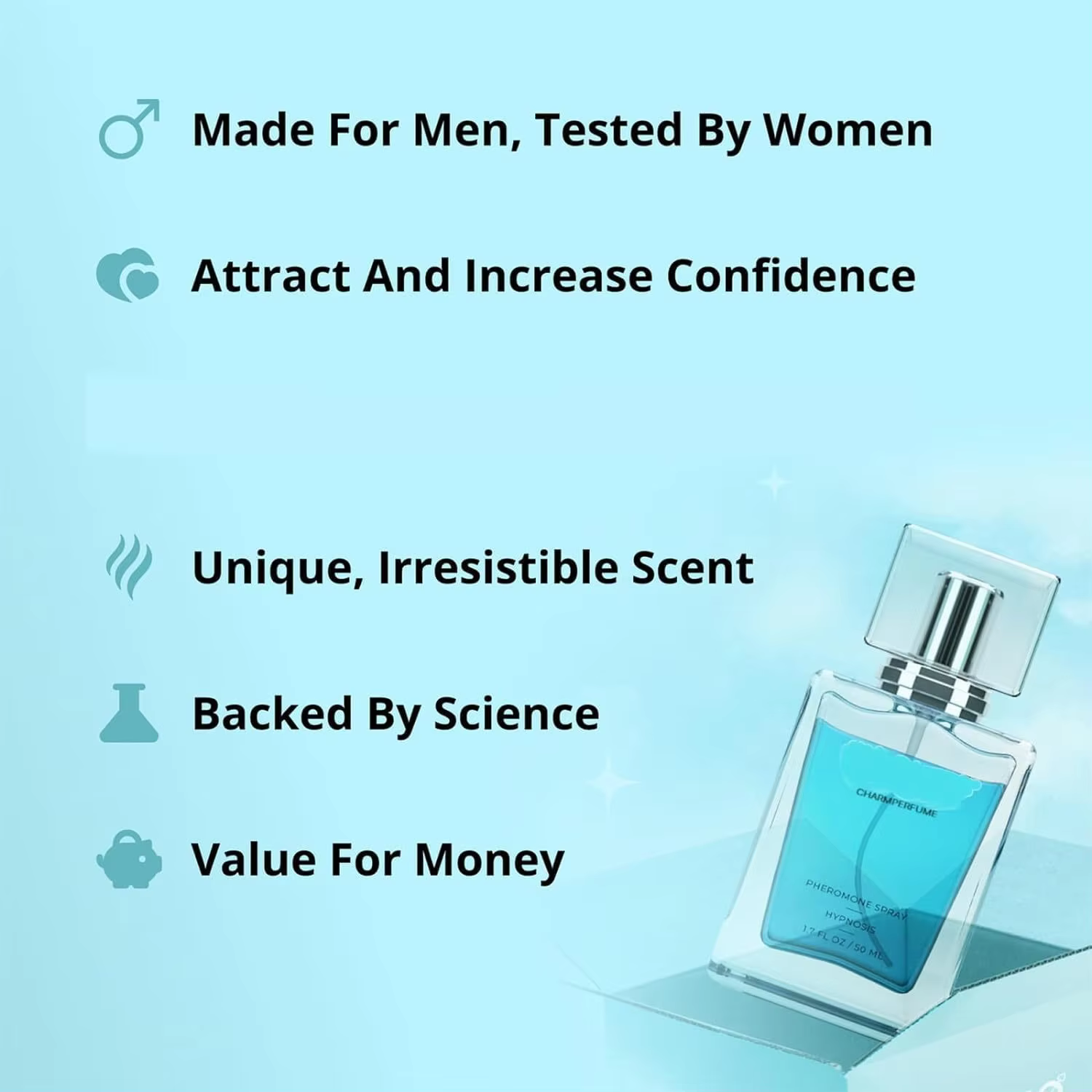 YANMEI PheropurevxnRezebu Cupid Men's Charm Toilet Cologne 100ml Pheromone Injection Hypnosis Perfume