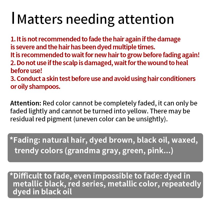 VANGIN Men's Grooming Products Hair Products whitening agent hair bleach powder professional hair bleaching powder