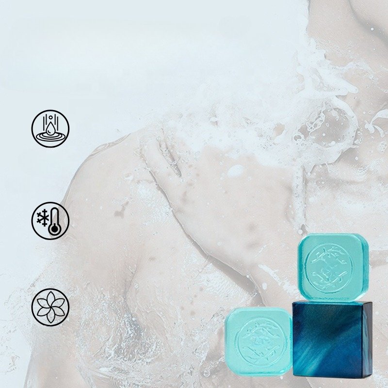 natural Hot Selling Organic Men's Soap With Gulong perfume Cleaning Pore Essential Oil Whitening Soap for face&body