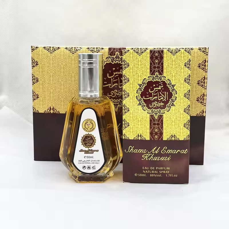High Quality 50ML Dubai Luxury Arabic Perfume for Men and Women Long-Lasting Fragrance Body Use Wholesale