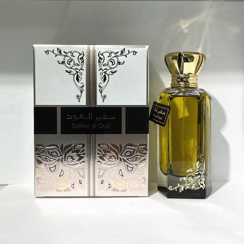 High Quality 100ML Middle Eastern Arabic Cologne Fragrance Dubai Wholesale Popular Fruity Scent Body Perfume for Men