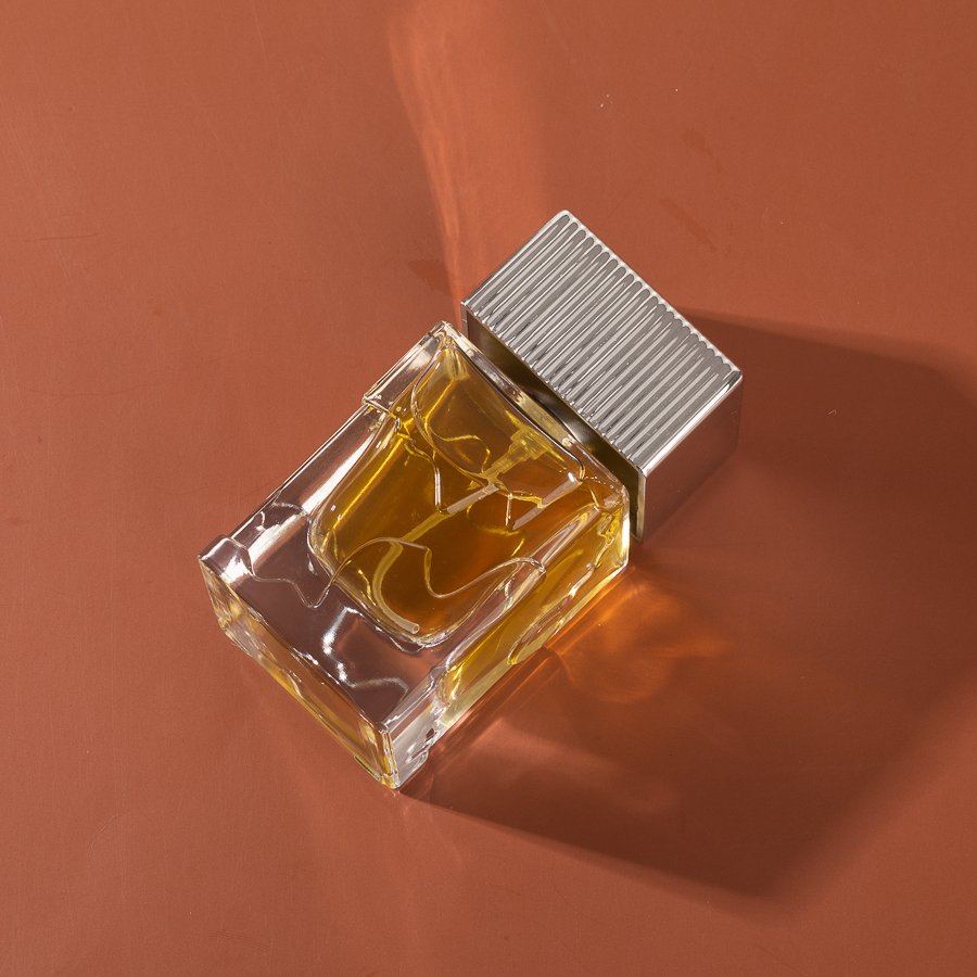 Factory mens Custom Crimp perfume Glass Bottle Luxury Pump Sprayer Clear Empty Square 30ml 50ml 100ml perfume Bottle
