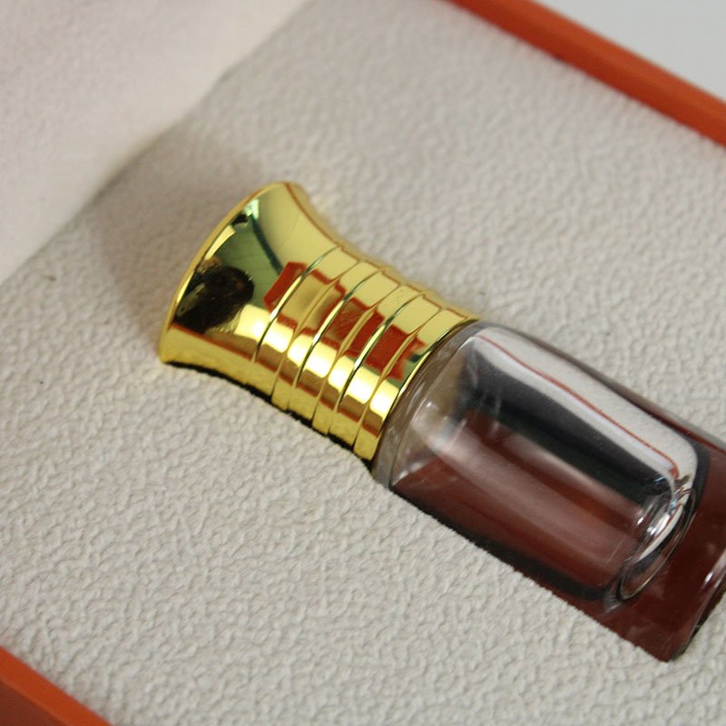 Eco-Friendly Custom Printed Hair Oil Bottle Packaging Recycled Paper Boxes with Glossy Lamination Luxuriously Styled Perfume Use