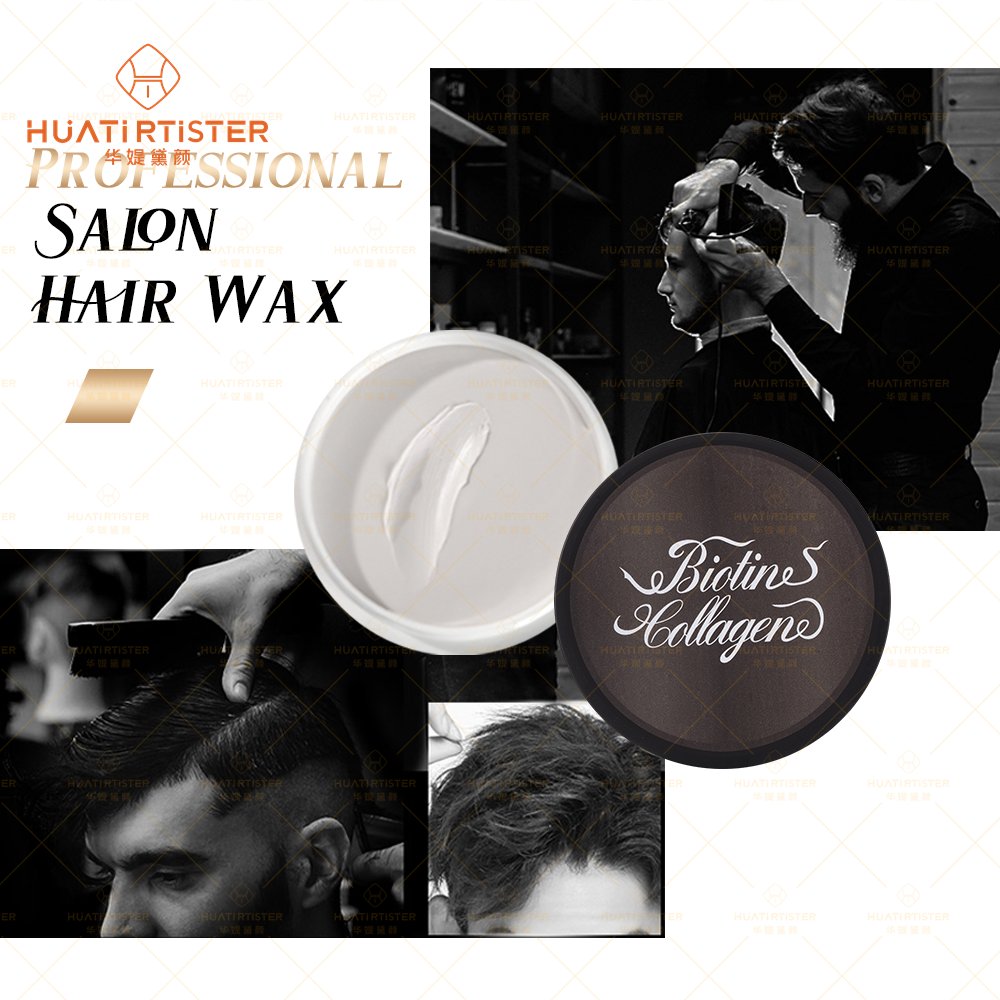 Huati Sifuli BIOTINES OEM Water-based Wax Pomade Strong Hold Hair Styling Mens Hair Matte Clay