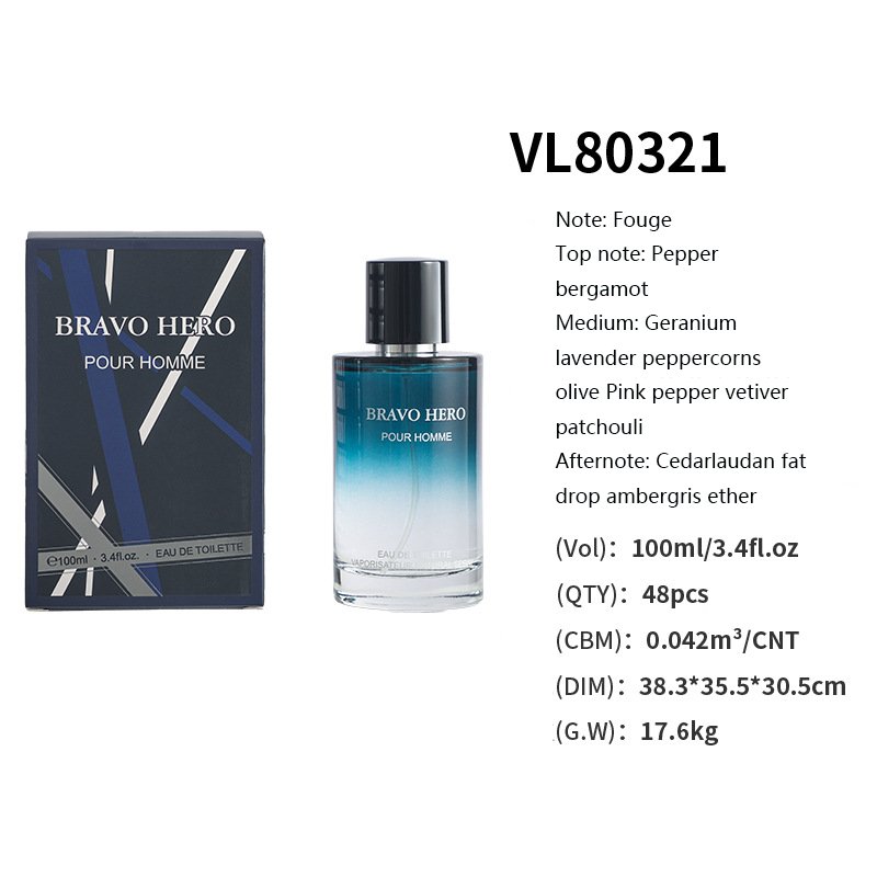 2024 Niche Perfume High-Grade Fresh and Elegant Gift Long-Lasting Men's Perfume
