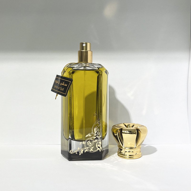 High Quality 100ml Arabic Men's Oud Wood Perfume Long-Lasting Body Spray Top Seller perfumes originales
