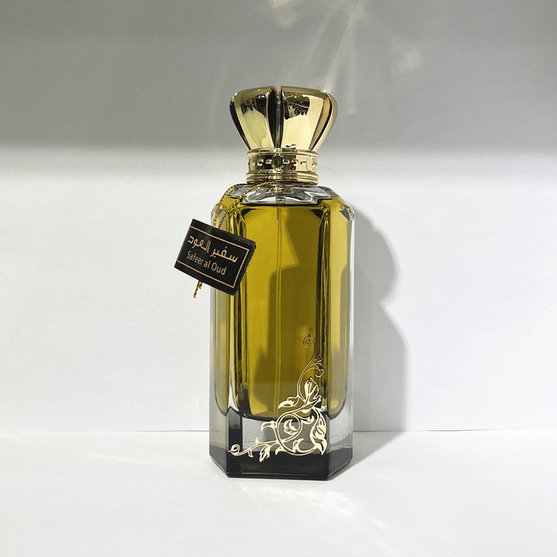 High Quality 100ml Arabic Men's Oud Wood Perfume Long-Lasting Body Spray Top Seller perfumes originales