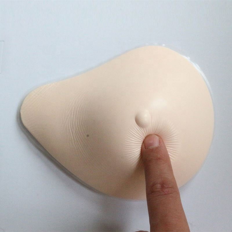 One Piece Silicone Breast Forms Mastectomy Prosthesis Concave Bra Pad Breast Ehancers