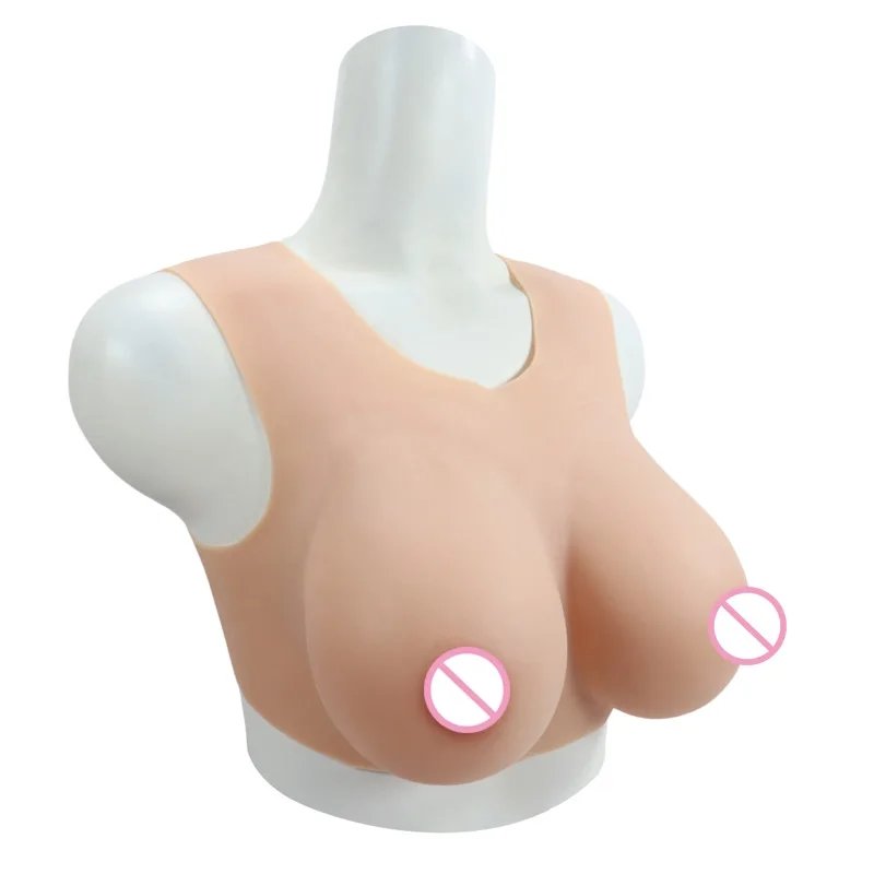 Shapewear Crossdress for Men Beginner Fade Silicone Breast Forms Huge Boob B/C/D/E/G Cup Transgender Drag Queen Shemale Cosplay