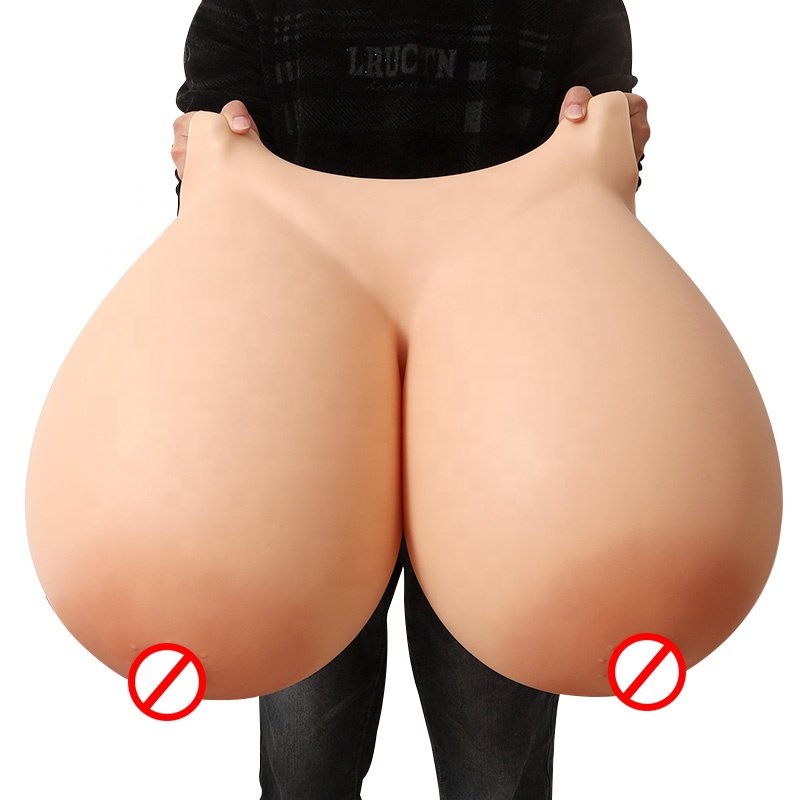 Sexy Artificial Large Breasts big cup Realistic Boobs large Huge Fake silicone Breast Form For women or men